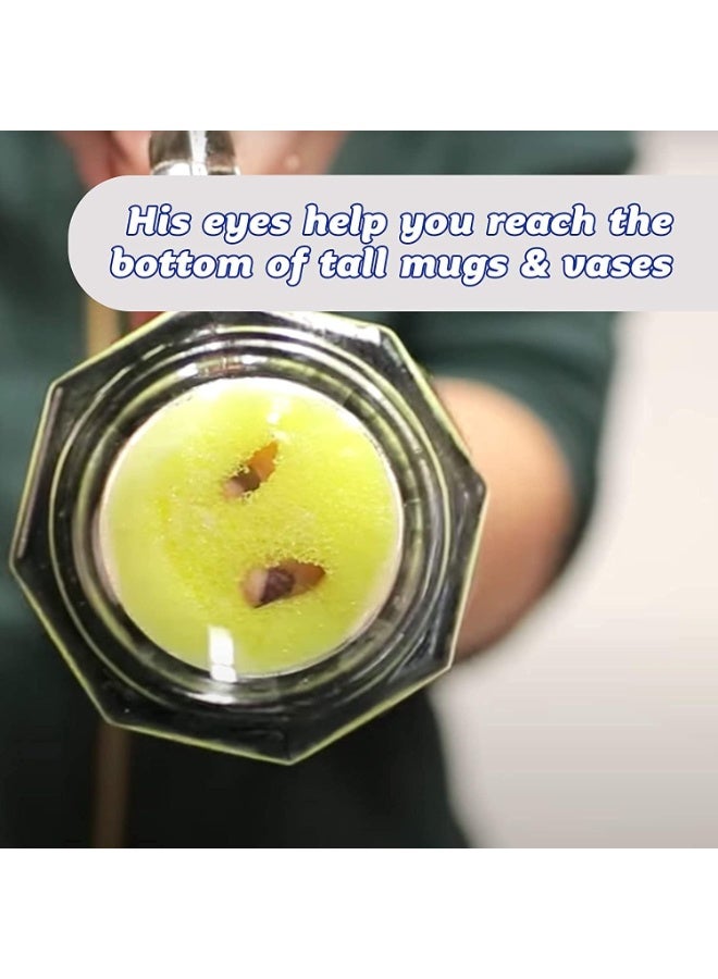 Scrub Daddy Smiley Face Scratch Free Scrubber As Seen On Shark Tank-1 Pack, Vinyl, Yellow, 1 Count (Pack of 1) - Image 5